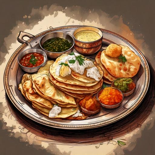 Tandoori Lacha Paratha